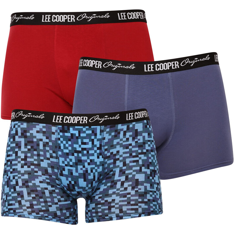 3PACK pánské boxerky Lee Cooper vícebarevné (LCUBOX3P2-1946710)