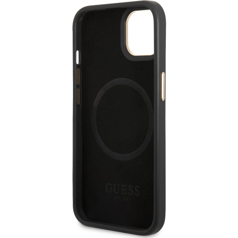Ochranný kryt pro iPhone 14 PLUS - Guess, 4G MagSafe Black