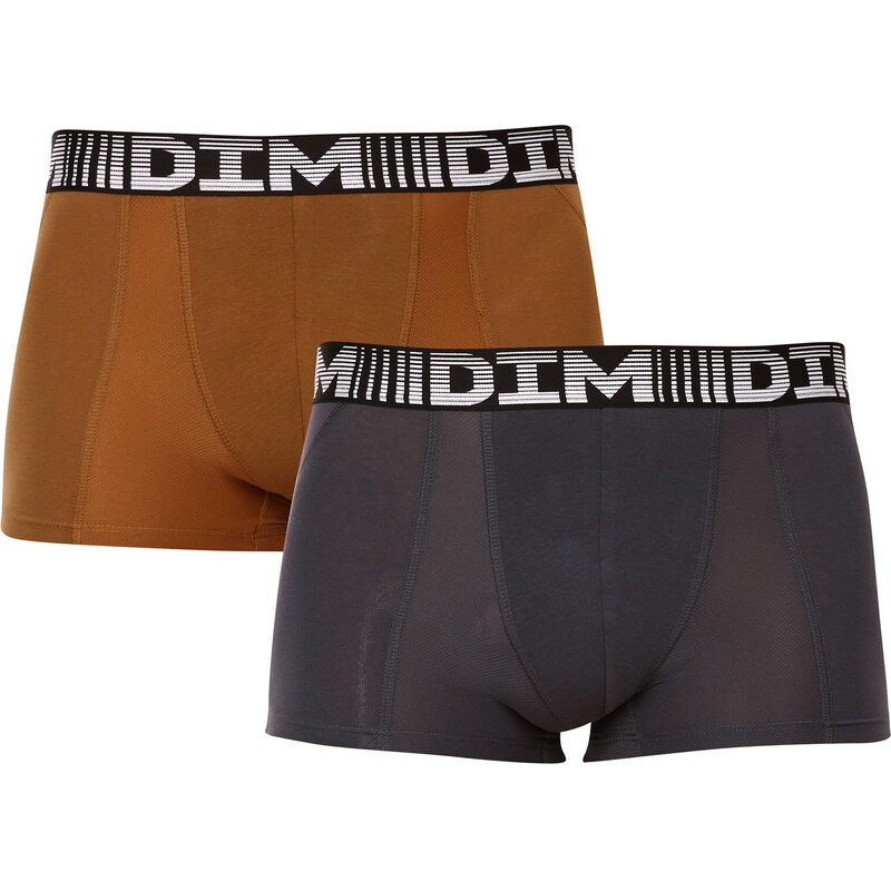 2PACK pánské boxerky DIM vícebarevné (DI0001N1-AA3)