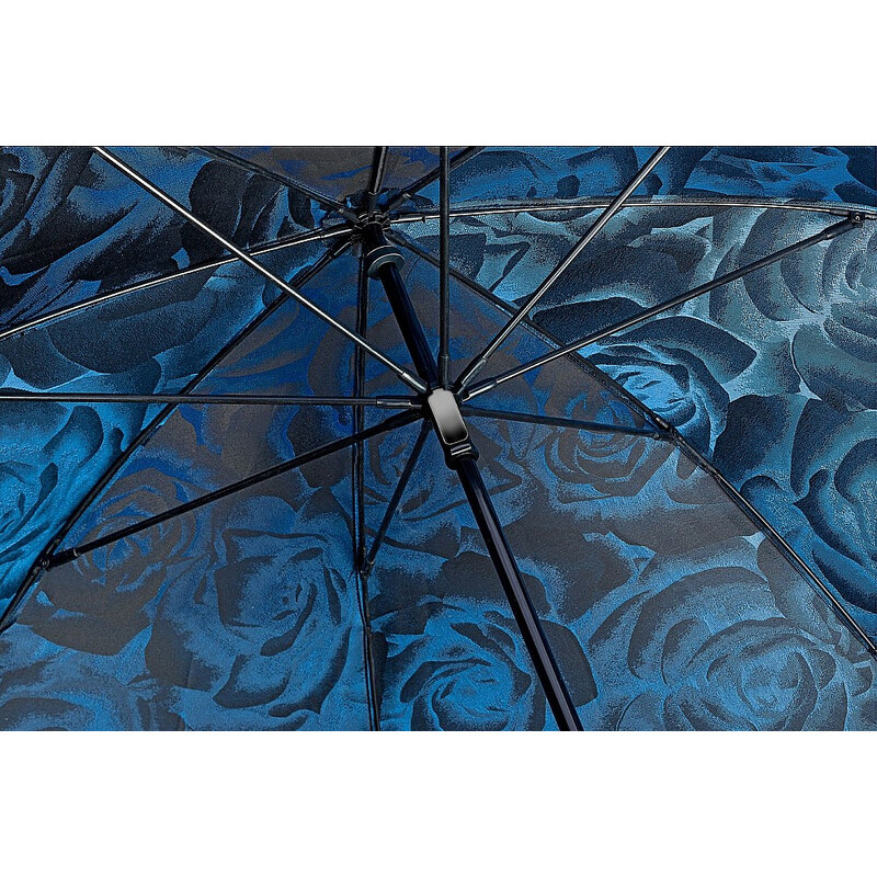Diamond Collection Fulton dámský holový deštník PRINCESS DIAMOND NAVY ROSE