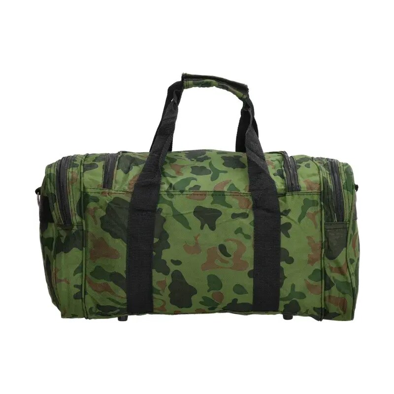 No Label Zelená vojenská cestovní taška "Soldier" - vel. M