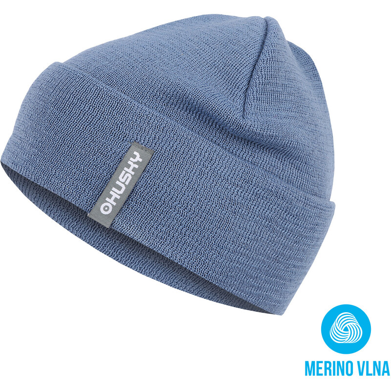 Dětská merino čepice HUSKY Merhat 6 blue