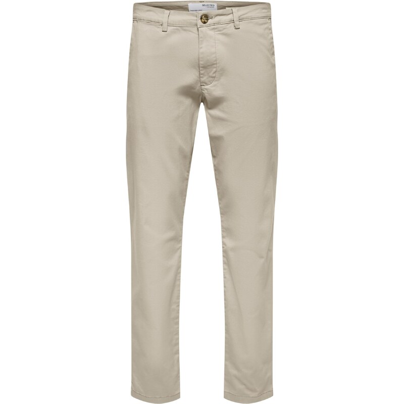 SELECTED Chino kalhoty Miles Flex béžová