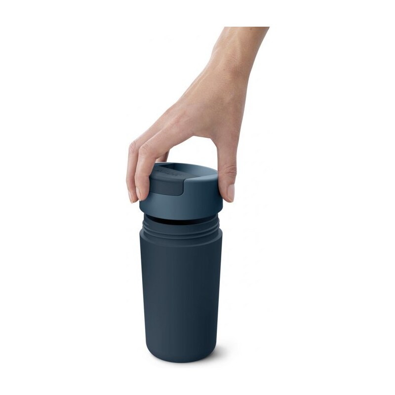 Joseph Joseph, Hrnek cestovní s hygienickým uzávěrem Sipp Travel Mug 81132 | 454ml | modrý