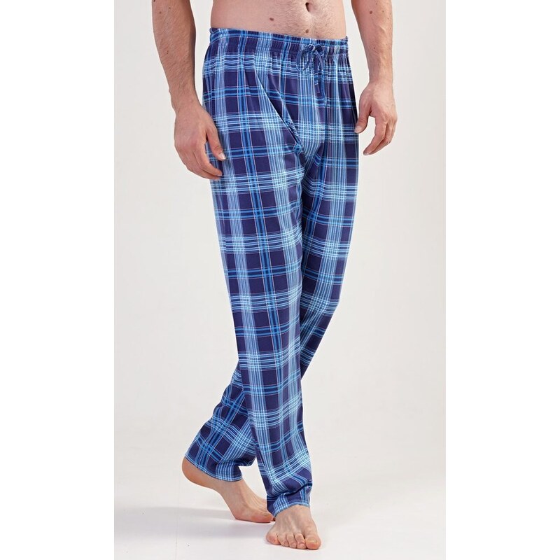 Gazzaz Pánské pyžamové kalhoty Tomáš - modrá