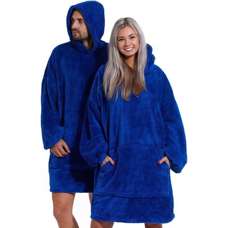 Naspani Huňatý župan, (klokaní mikina) pro ženy i muže. Oversize