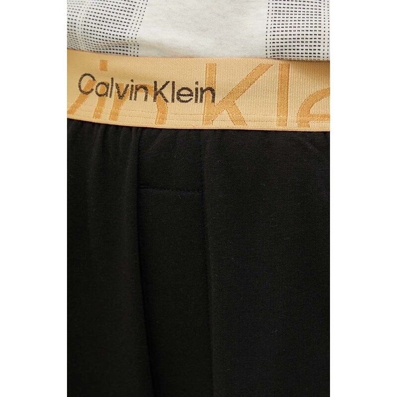 Kalhoty Calvin Klein Underwear dámské, černá barva