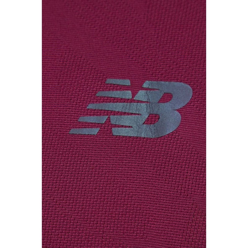 Běžecké tričko New Balance Q Speed vínová barva