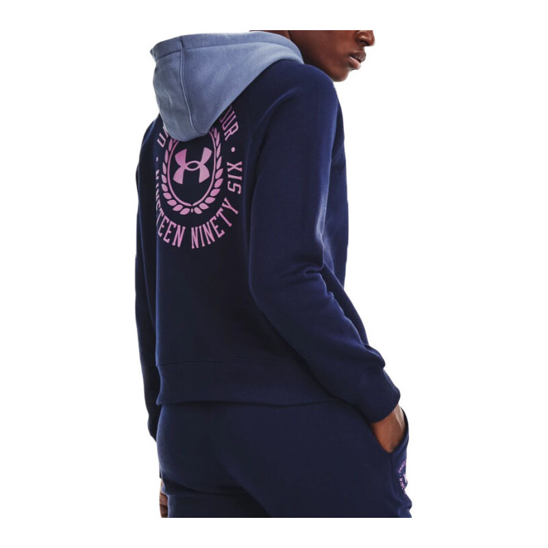 Mikina s kapucí Under Armour Rival Fleece CB Hoodie 1373031-410