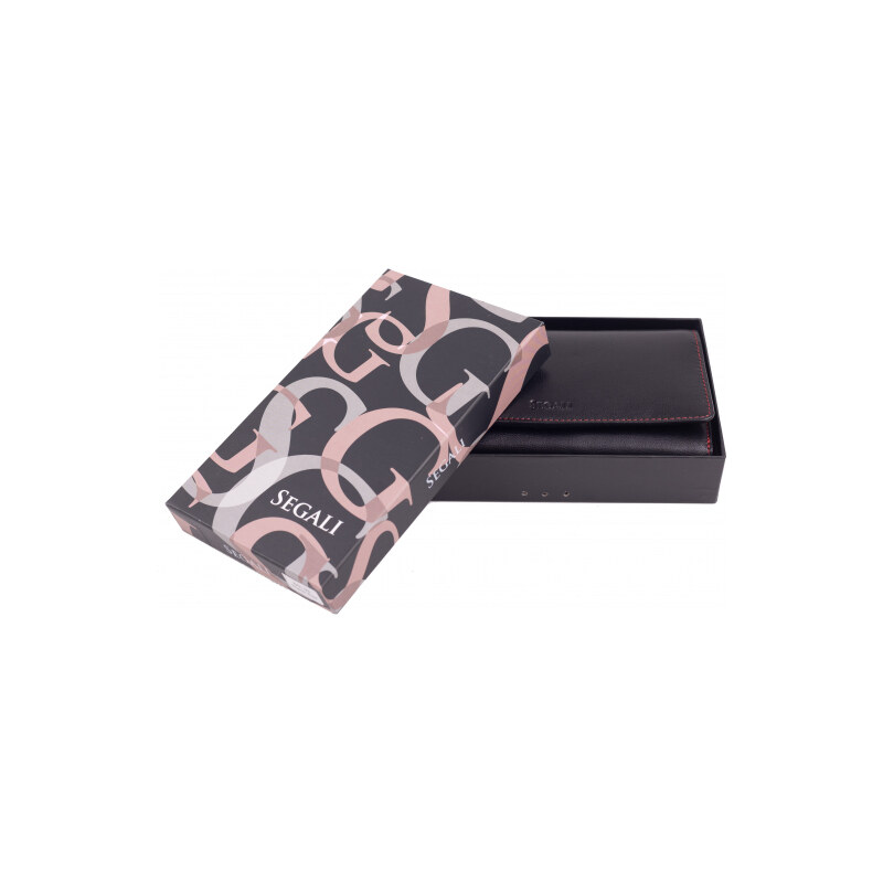 Dámská peněženka kožená SEGALI 09 černá