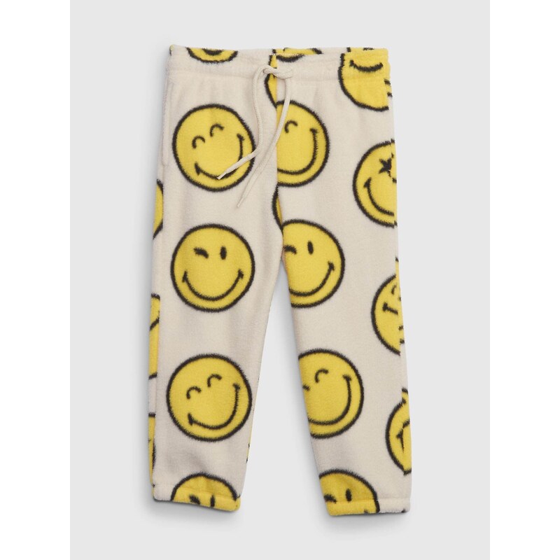 GAP Dětské fleece tepláky & Smiley - Kluci