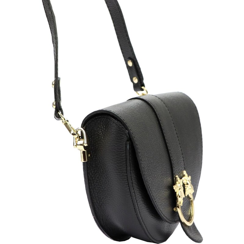 Luka Kožená crossbody kabelka 20-006-2 Bz černá 83154521