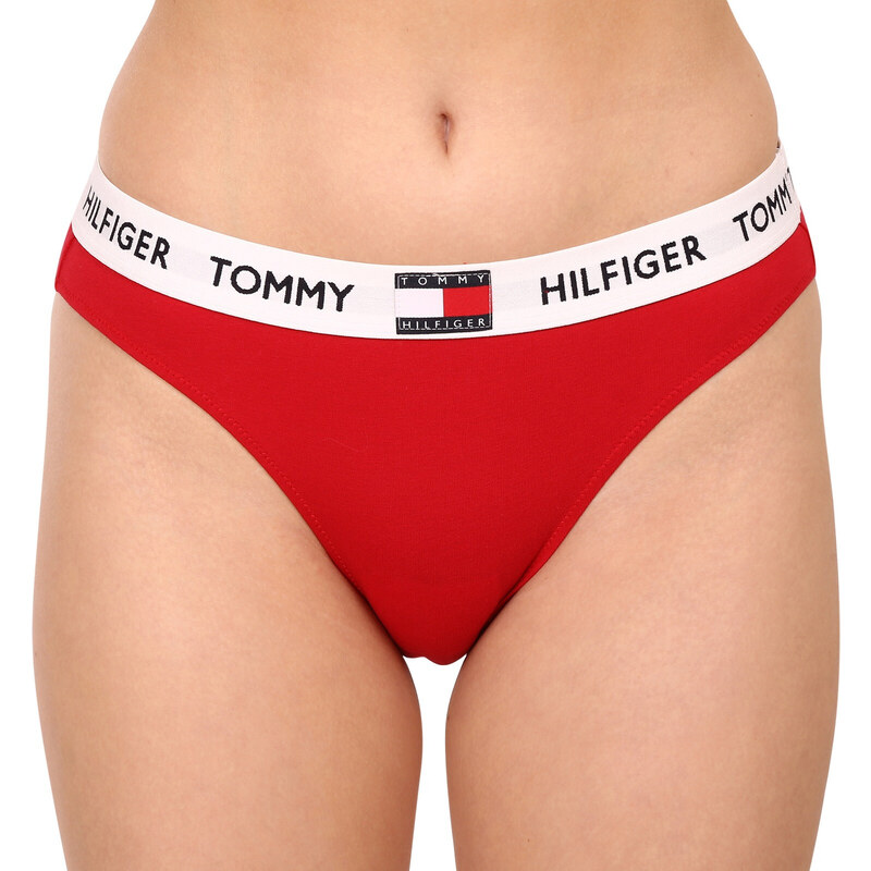 Dámské kalhotky Tommy Hilfiger červené (UW0UW02193 XCN)