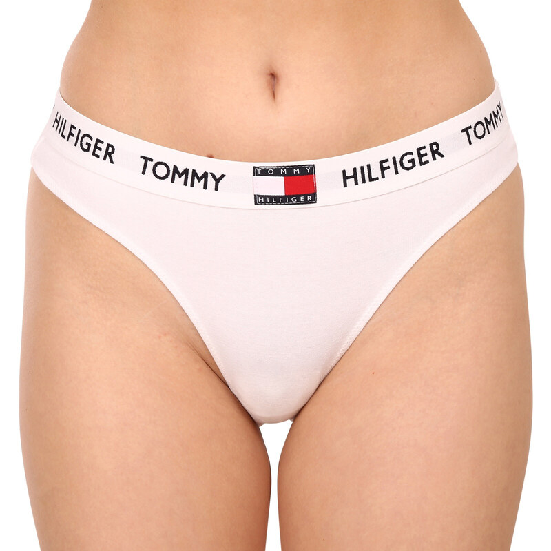 Dámská tanga Tommy Hilfiger bílá (UW0UW02198 YCD)