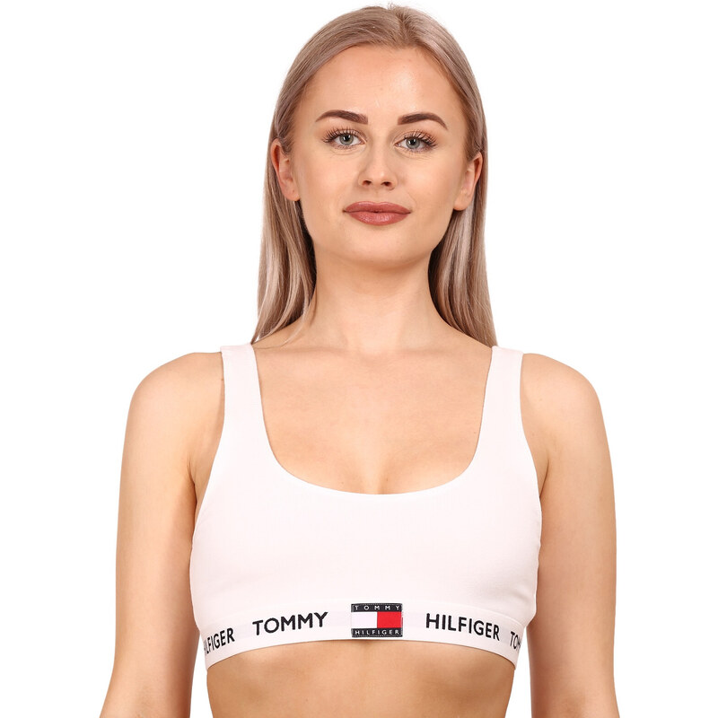 Dámská podprsenka Tommy Hilfiger bílá (UW0UW02225 YCD)