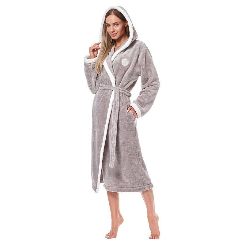 L&L Dámský župan Ema cappuccino dlouhý 39131838