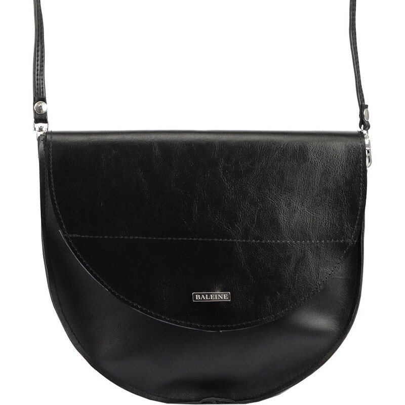 Kožená crossbody kabelka Baleine S26 černá 115703933