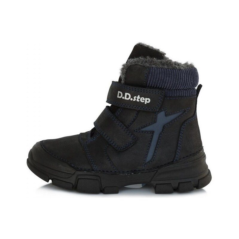 Černé zimní boty D.D.step W056-329