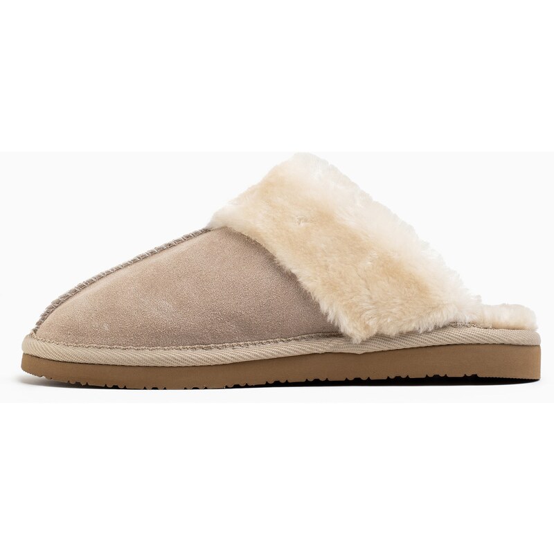 Minnetonka Pantofle Chesney světle béžová 113075187