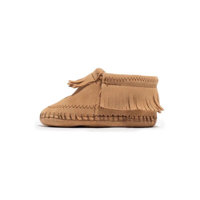 Minnetonka Kozačky Riley šedobéžová