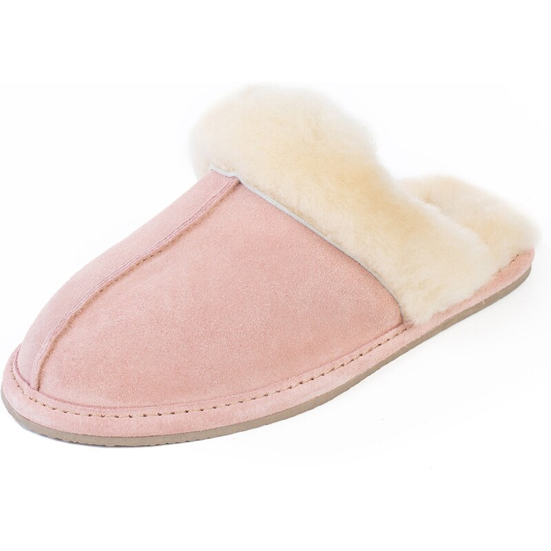 Minnetonka Pantofle krémová / světle hnědá