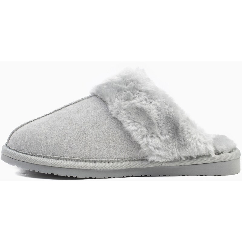 Minnetonka Pantofle Chesney světle šedá 109419330