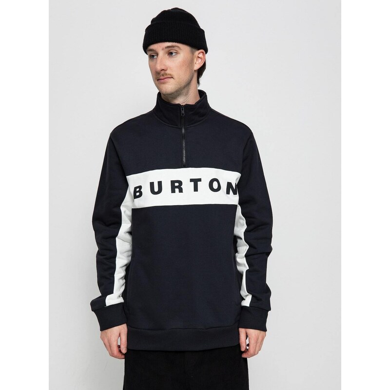 Burton Lowball Quarter Zip (true black)černá