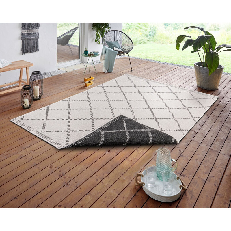 NORTHRUGS - Hanse Home koberce Kusový koberec Twin Supreme 105429 Corsica Night – na ven i na doma - 80x150 cm