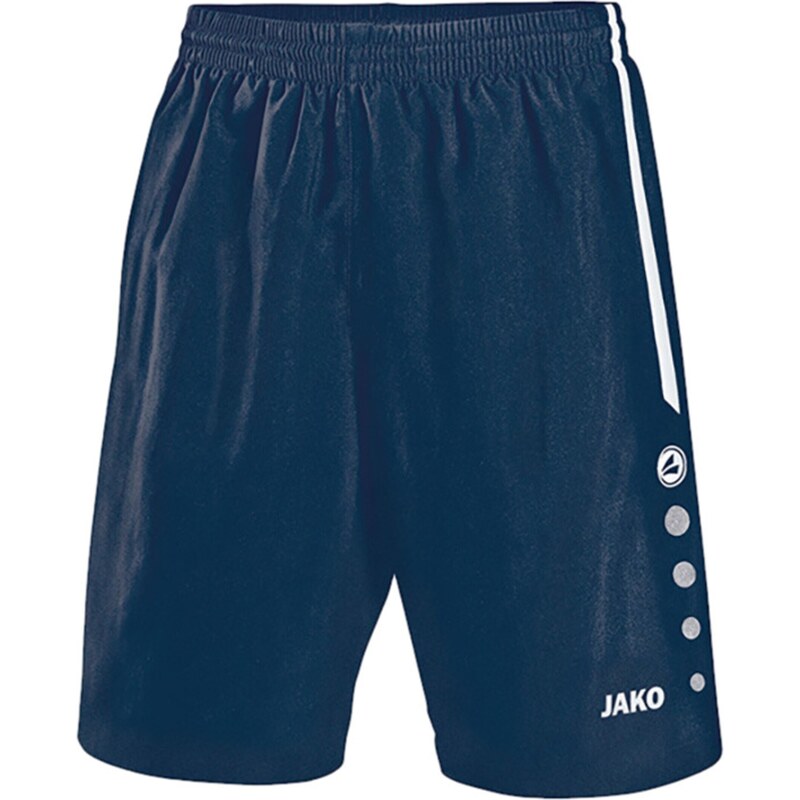 JAKO Sportovní kalhoty noční modrá / bílá