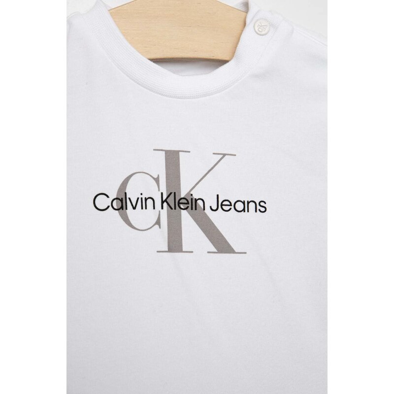 Kojenecká sada Calvin Klein Jeans zelená barva