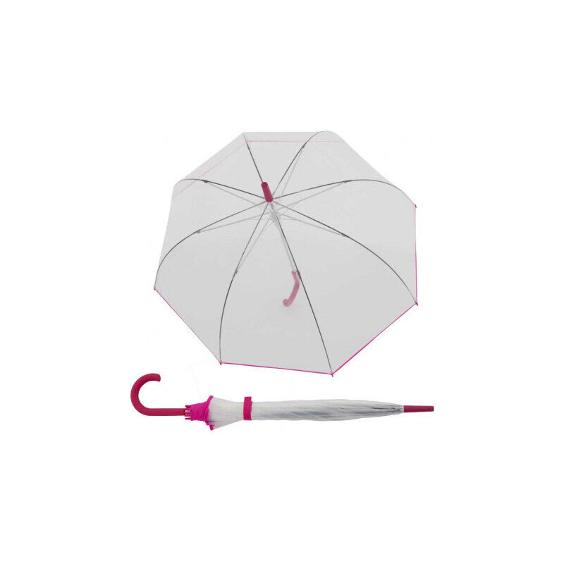 Doppler Nizza Transparent - průhledný dámský holový vystřelovací 75380866