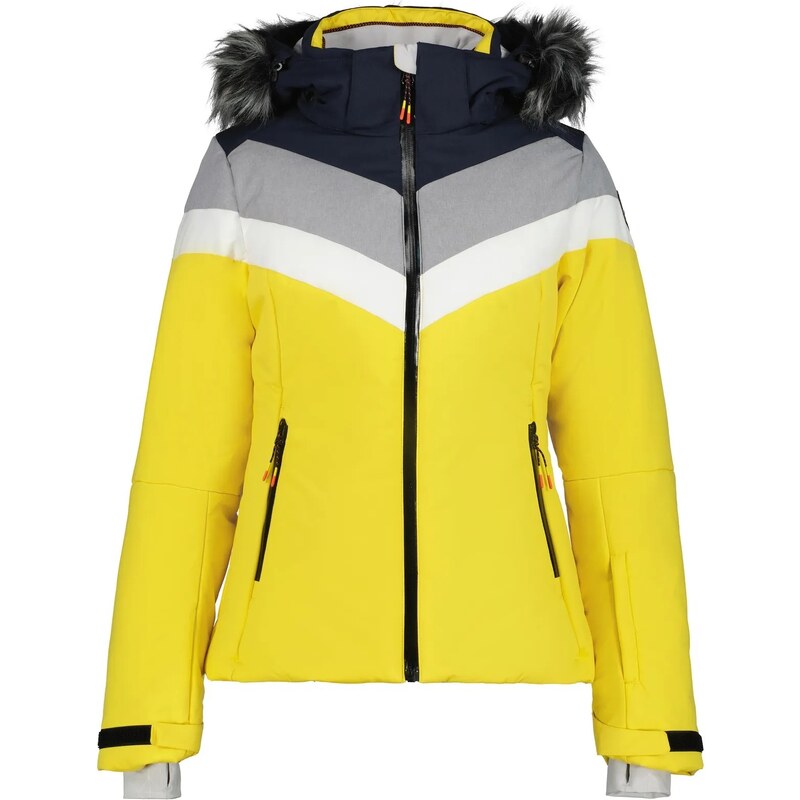 Bunda lyžařská Icepeak Electra Velikost: 44 žlutá/šedá/bílá 75381092