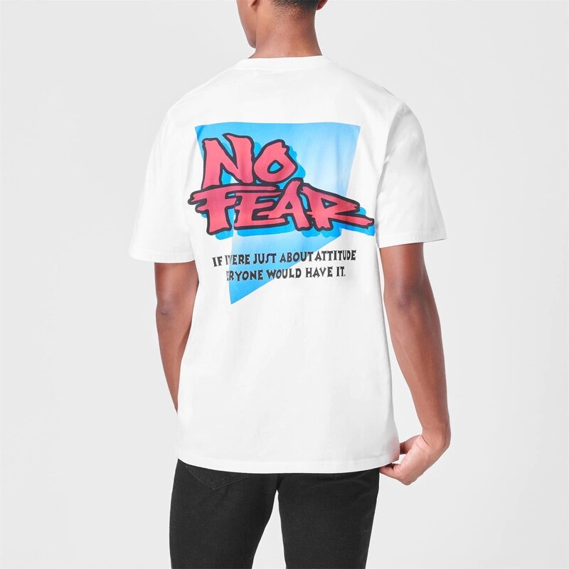 pánské tričko NO FEAR - WHITE - M