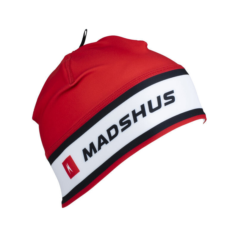 Čepice MADSHUS RACE - L, white/red/black 2022