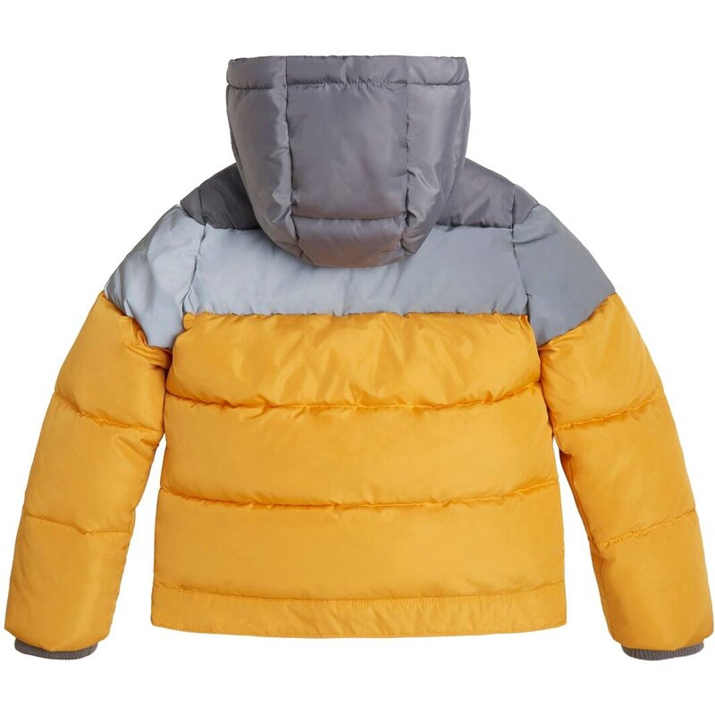 Chlapecká zimní bunda s kapucí GUESS, oranžová REFLEXNÍ