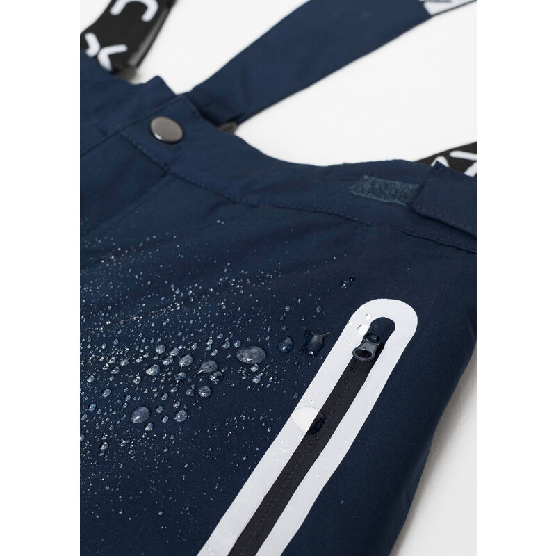 bonprix Funkční termo kalhoty s ochranou proti sněhu Modrá
