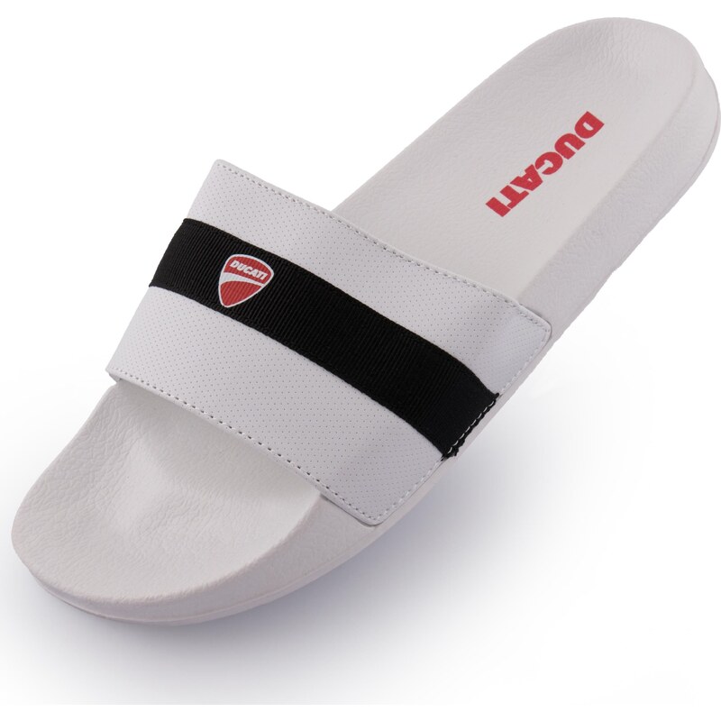 Pantofle Ducati White Black 44 109626060