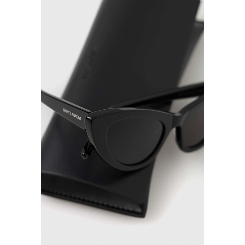 sluneční brýle Saint Laurent dámské, černá barva