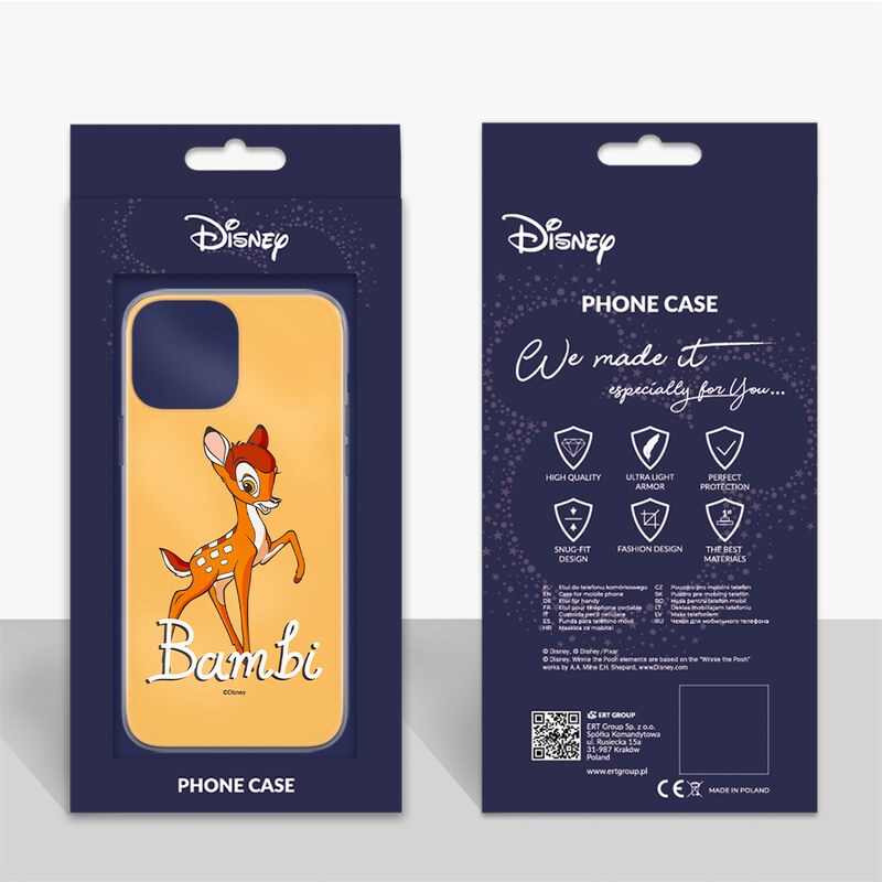 Ochranný zadní kryt Bambi 013 Disney pro iPhone 14 Pro