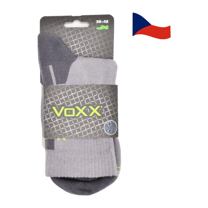 Kvalitní ponožky české výroby - VOXX Hermes světle šedá