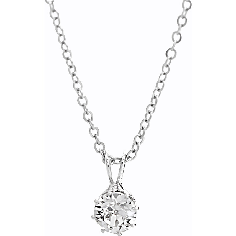 SkloBižuterie-J Ocelový náhrdelník Crystal swarovski