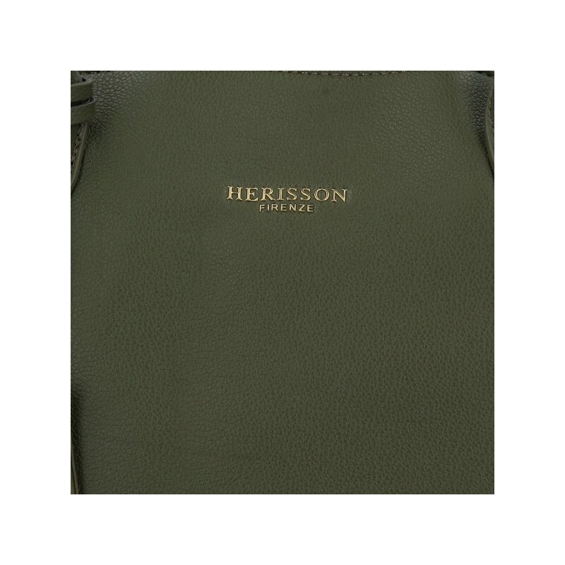 Dámská kabelka kufřík Herisson zelená 1702A713