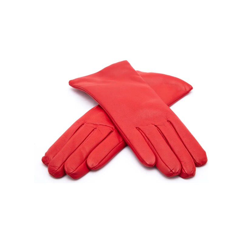 Dámské kožené rukavice Bohemia Gloves - červené
