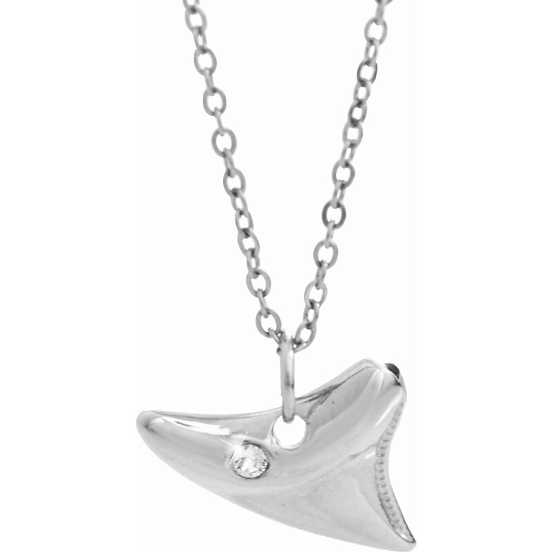 SkloBižuterie-J Ocelový náhrdelník Žraločí zub
