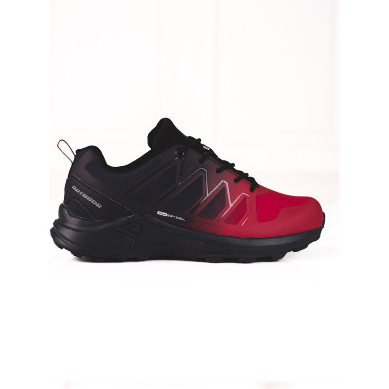 Red trekking shoes for men DK Softshell