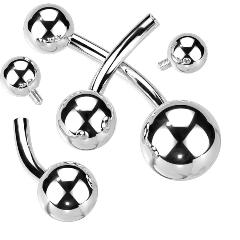 Atreya Titanový piercing do pupíku s vnitřním závitem 69717986