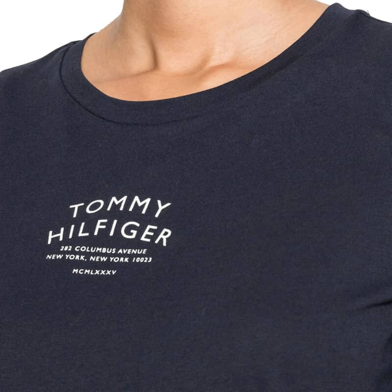 Dámské modré triko Tommy Hilfiger