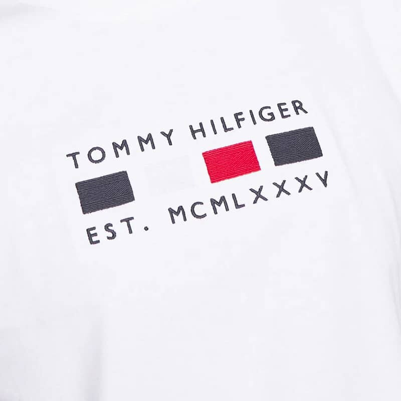 Pánské bílé triko Tommy Hilfiger