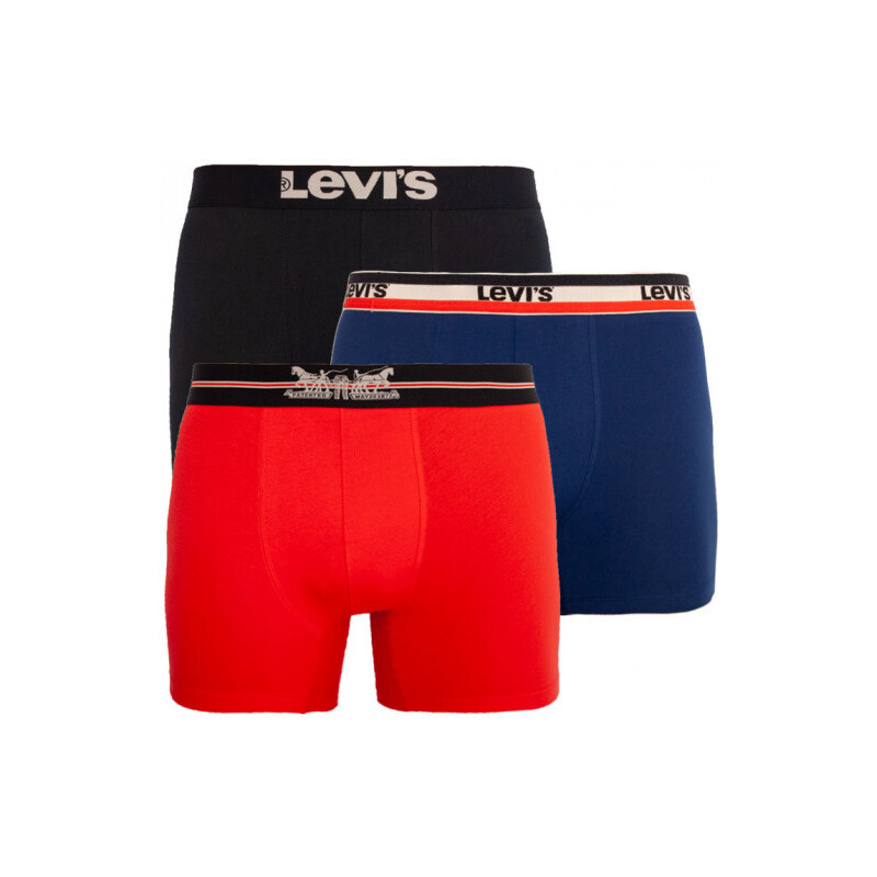 Levi's boxerky 3ks blue Velikost: L