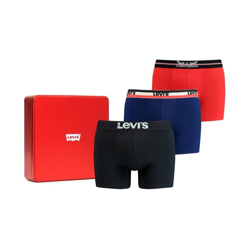 Levi's boxerky 3ks blue Velikost: L